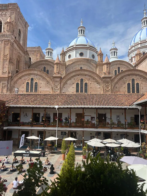 Cuenca's blue-domed cathedral
